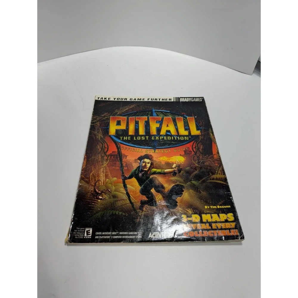BradyGames‎ Pitfall: The Lost Expedition Poster  And Manual Rare